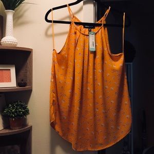 Gorgeous Mustard Halter Tank